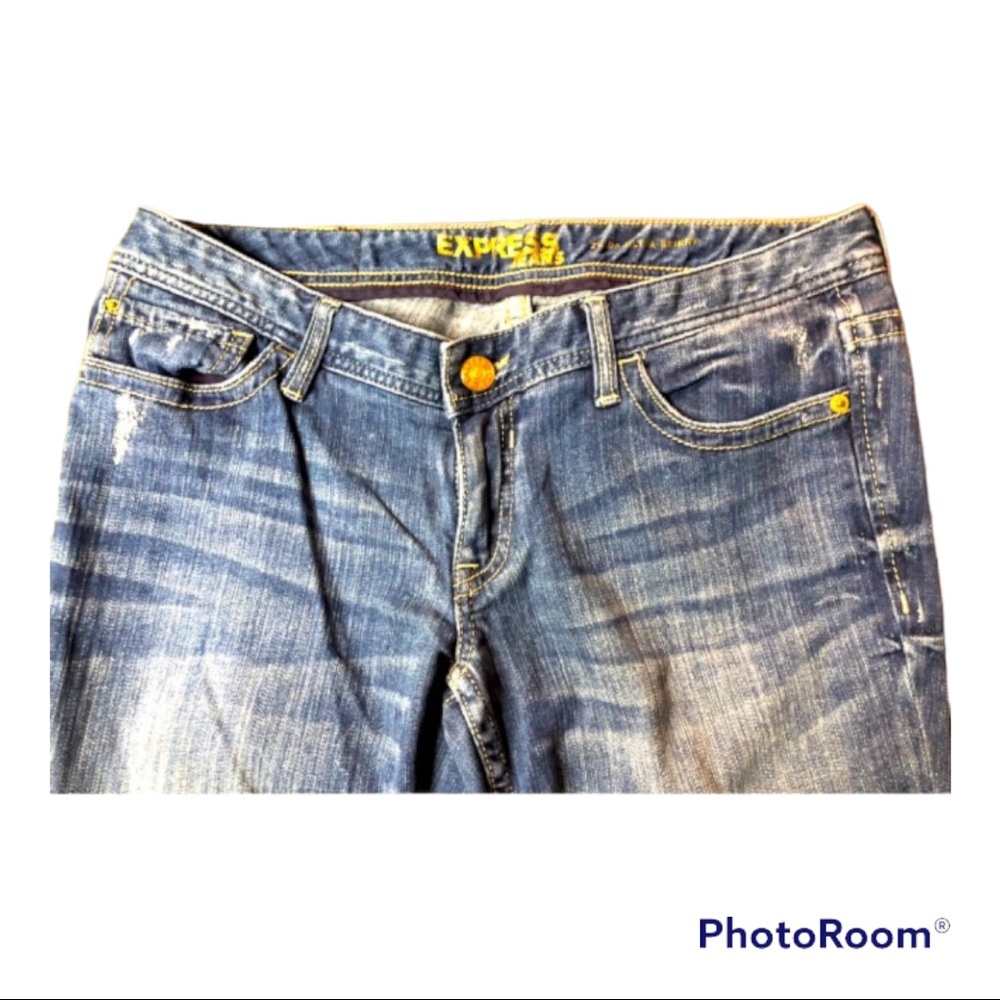 Express Jeans Ripped Style size 10